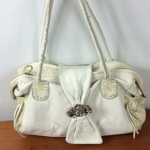 Chi by Falchi cream bag